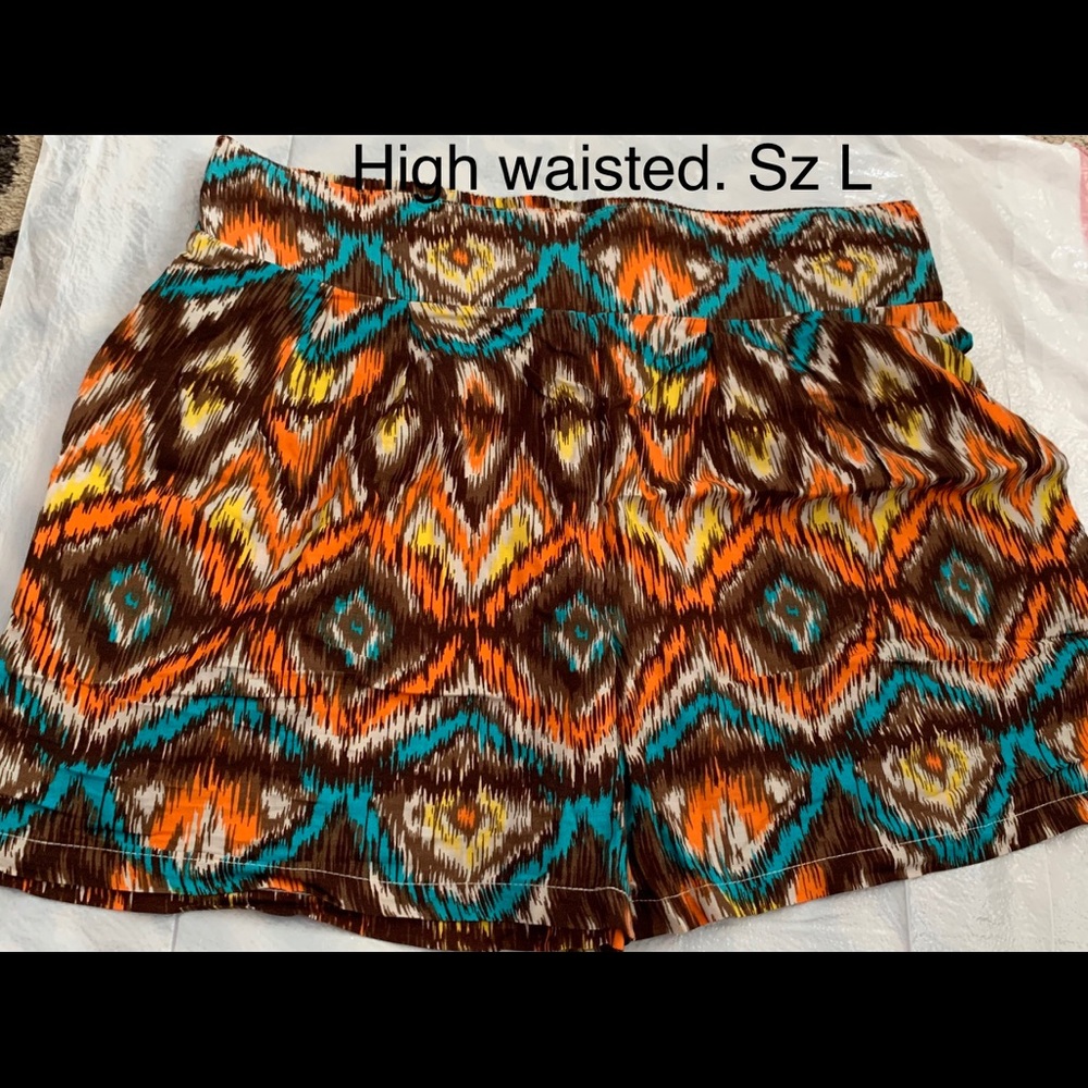 High waisted shorts